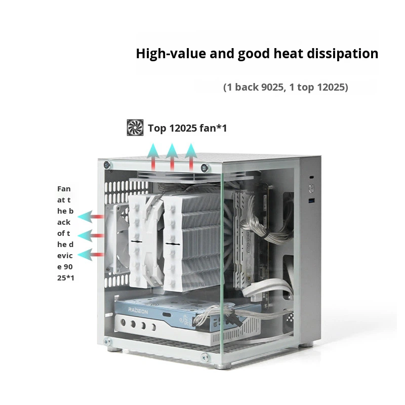 11L Aluminum Portable ITX PC C - Portable Aluminum Itx Case Carry Handle ulasan dan harga
